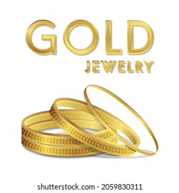 Jewelry Gold Bangle For Wedding Golden Diamond Indian Bangle	