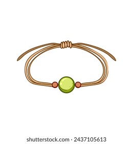 joyería hippie amistad pulseras de dibujos animados. bricolaje de plástico, tejiendo collar, pulseras de pulsera de joyería hippie amistad pulseras signo. símbolo aislado ilustración vectorial