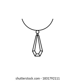 Jewelry icon flat vector illustration