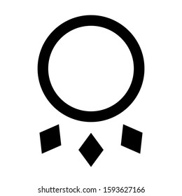 jewelry icon isolated sign symbol vector illustration - high quality black style vector icons

