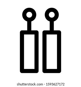 jewelry icon isolated sign symbol vector illustration - high quality black style vector icons
