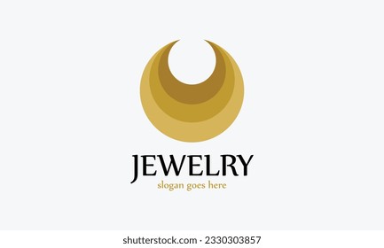 Jewelry icon logo symbol of rich business and modern life style