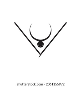 Jewelry icon logo vector design