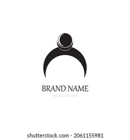 Logo des Juweliers, Vektordesign
