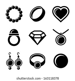 Jewelry Icons set