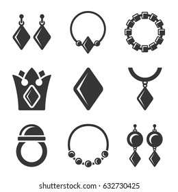 Jewelry Icons set