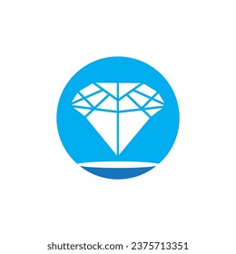 Jewelry Line Art Diamond Logo  Icon and Symbol