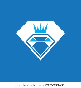 Jewelry Line Art Diamond Logo  Icon and Symbol