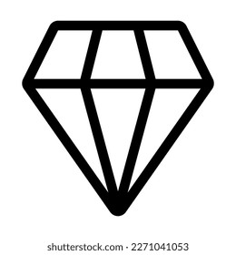 jewelry line icon vector design template and illustration