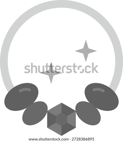 Jewelry Line vector Icon Design