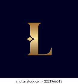 jewelry logo design L LETTER