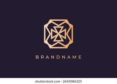 Jewelry logo design vector illustration. Stone icon template.