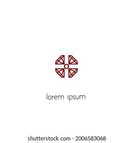 Schmuck-Logo, Schmuck-Vektordesign, Template-Design mit einfachem Konzept für das Business.