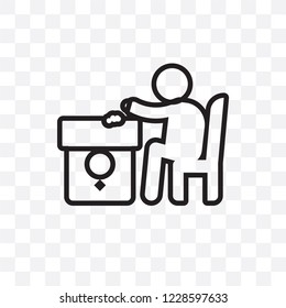 Jewelry making vector linear icon isolated on transparent background, Jewelry making transparency concept can be used for web and mobile