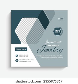 jewelry sale social media post web banner