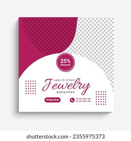 jewelry sale social media post web banner