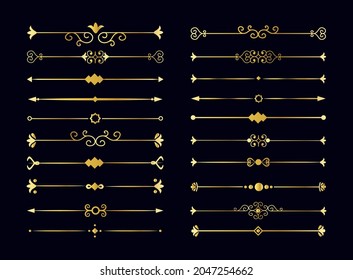 Jewelry set. collection of floral text dividers elements. Vector isolated white background