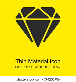 Jewelry Store bright yellow material minimal icon or logo design