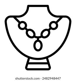 Jewelry Vector Line Icon Design