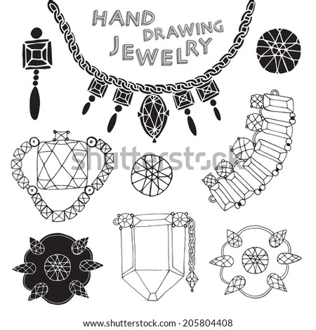 jewelry vector set