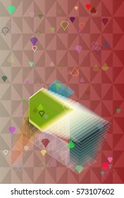 jewels art pattern