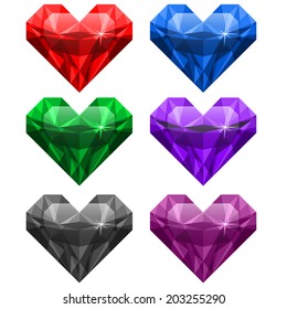 jewels are a heart