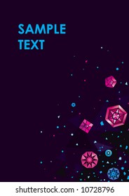 Jewels on dark background