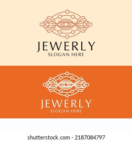 Jewerly logo design icon template