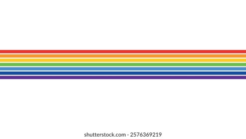 Jewish Autonomous Oblast Rainbow Flag (LGBTQ) High Quality Illustration