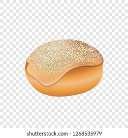 Jewish bakery icon. Realistic illustration of jewish bakery vector icon for web design for web design