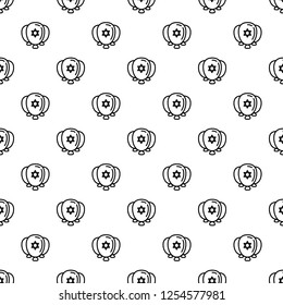 Jewish ballons pattern seamless vector repeat for any web design