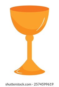 jewish chalice with star isolated design