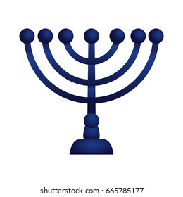 Jewish Chandelier menorah