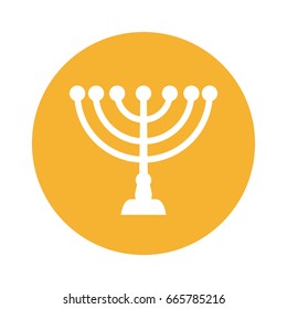 Jewish Chandelier menorah