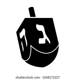 Jewish dreidel icon