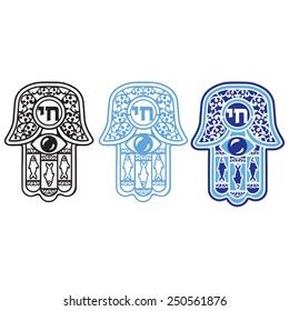 Jewish hamsa hands.