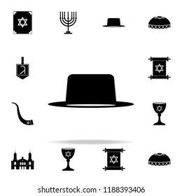 Jewish hat icon. Religion icons universal set for web and mobile