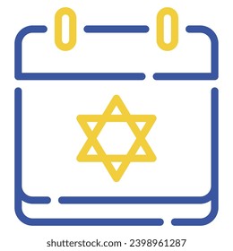 Jewish Holiday Illustration Icons For web, app, infographic, etc