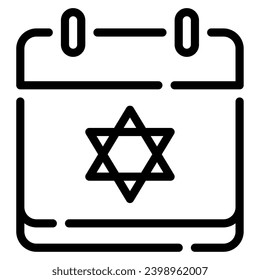 Jewish Holiday Illustration Icons For web, app, infographic, etc