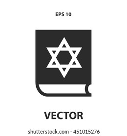 jewish holy book icon