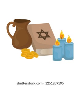 jewish holy book with star