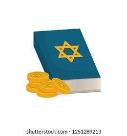 jewish holy book with star