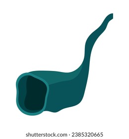 jewish horn illustration vector isolated