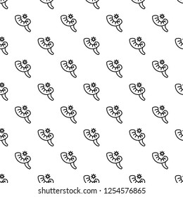 Jewish horn pattern seamless vector repeat for any web design