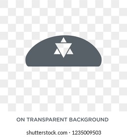 Jewish icon. Trendy flat vector Jewish icon on transparent background from Religion collection. 