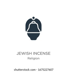 Jewish incense icon vector. Trendy flat jewish incense icon from religion collection isolated on white background. Vector illustration can be used for web and mobile graphic design, logo, eps10