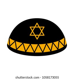 Jewish kippah icon