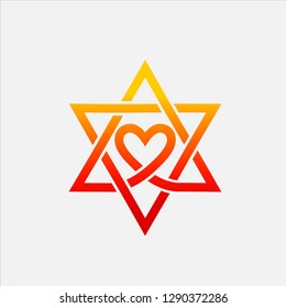 Jewish Love Vector