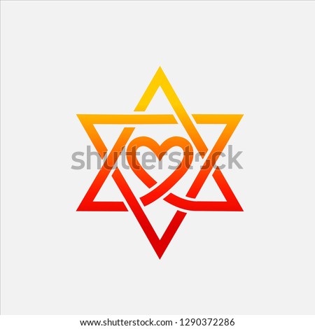 Jewish Love Vector