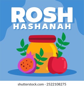 Jüdisches Neujahr Rosch Hashanah mit Obst